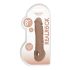 RealRock Penis Sleeve 8 - 21cm - tumma luonnollinen
