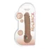 RealRock - penispidennys 21 cm - tumma luonnollinen