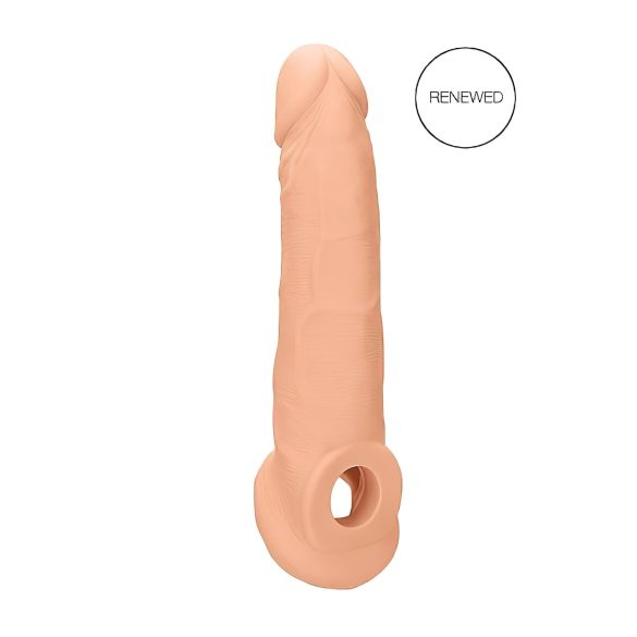 RealRock Penis Sleeve 9 - penisholkki (21,5 cm) - luonnollinen