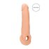 RealRock Penis Sleeve 9 - penisholkki (21,5 cm) - luonnollinen