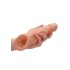 RealRock Penis Sleeve 9 - penisholkki (21,5 cm) - luonnollinen