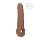 RealRock-penisholkki 9 - (21,5 cm) - tumma luonnollinen