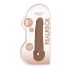 RealRock-penisholkki 9 - (21,5 cm) - tumma luonnollinen