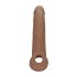RealRock-penisholkki 9 - (21,5 cm) - tumma luonnollinen