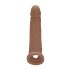 RealRock-penisholkki 9 - (21,5 cm) - tumma luonnollinen