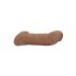 RealRock-penisholkki 9 - (21,5 cm) - tumma luonnollinen