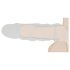 RealRock-penisholkki 9 - (21,5 cm) - tumma luonnollinen