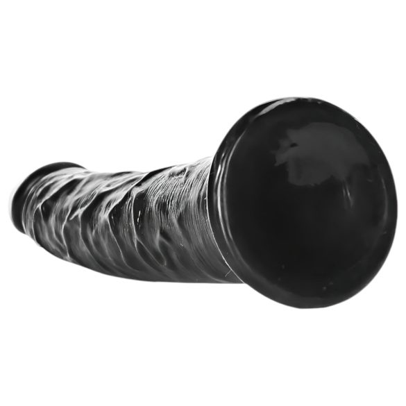 RealRock - realistinen dildo - 15,5 cm - musta
