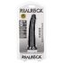 RealRock Slim realistinen dildo - 15,5 cm (musta)