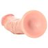 RealRock - imukuplilla varustettu realistinen dildo - 15,5cm (nude)