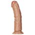 RealRock - aidontuntuinen dildó 15,5cm (tumman luonnollinen)