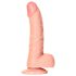RealRock - realistinen kiinnittyvä dildo - 15,5 cm (luonnollinen)