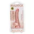 RealRock - realistinen dildo imukupilla - 15,5 cm - nude