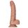 RealRock - imukuppi, kiveksinen dildo - 15,5 cm (tumma luonnollinen)