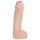 Doc Johnson Vac-U-Lock Hung 12 - aidonnäköinen, kiveksellinen dildo (naturaali)