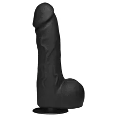   Doc Johnson The Perfect Cock - aidonnäköinen dildo (musta) - 19 cm