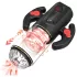 AlvUp - pyörivä työntävä mastubaattori - musta