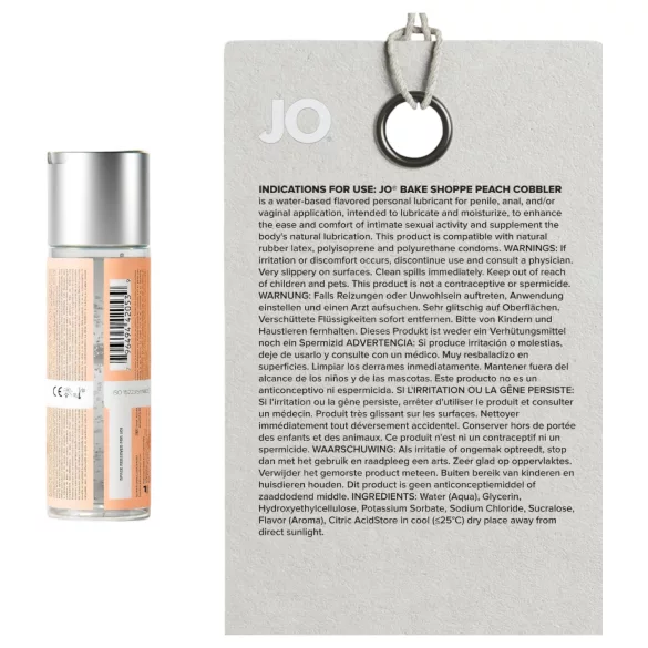 System JO Bake Shoppe - makuvoide, persikkapiirakka (60 ml)