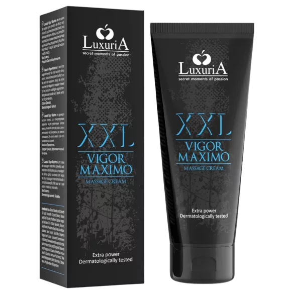 LuxuriA Vigor Maximo XXL - peniksen pidentävä ja kosteuttava voide (75 ml)