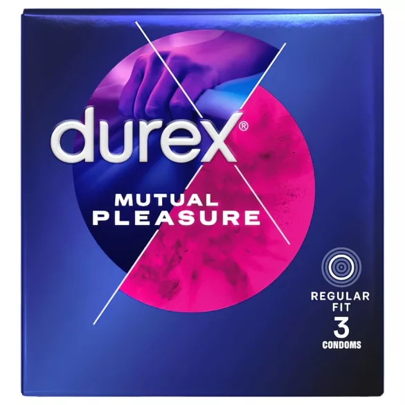 Durex Mutual Pleasure - viivästyttävä kondomi (3 kpl)