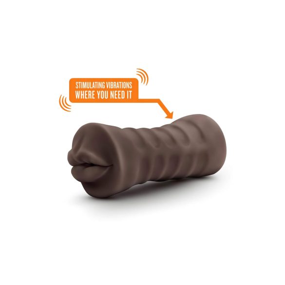 Enlust Krystal - vibroiva tekopää kuvilla - ruskea