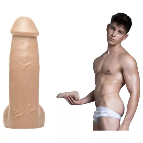 Fleshjack Reno Gold - realistinen dildo - vaalea