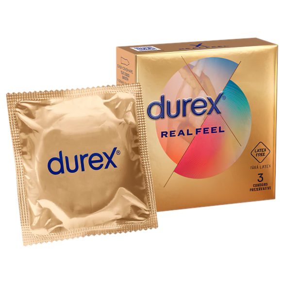Durex Real Feel - lateksiton kondomi - 3 kpl