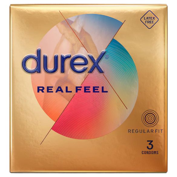 Durex Real Feel - lateksiton kondomi - 3 kpl
