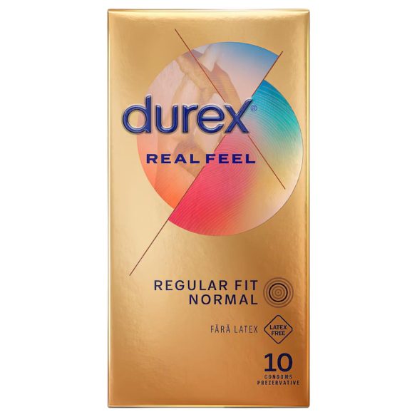 Durex Real Feel - lateksiton kondomi - 10 kpl