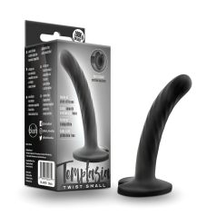   Temptasia Twist Small - dildo imukupilla - kiertomuotoilu - musta