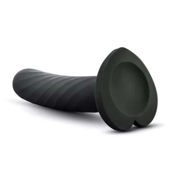 Temptasia Twist Small - imukupilla varustettu, kiertyvä dildo (musta)