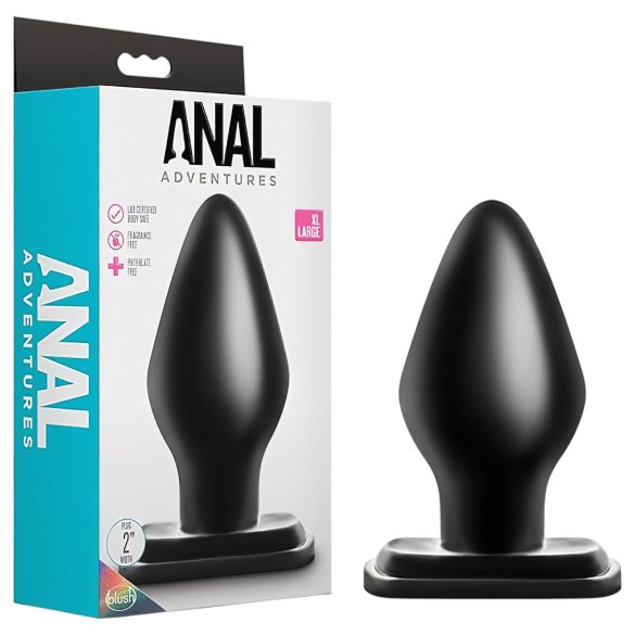 Anal Adventures XL - suuri anustappi - musta