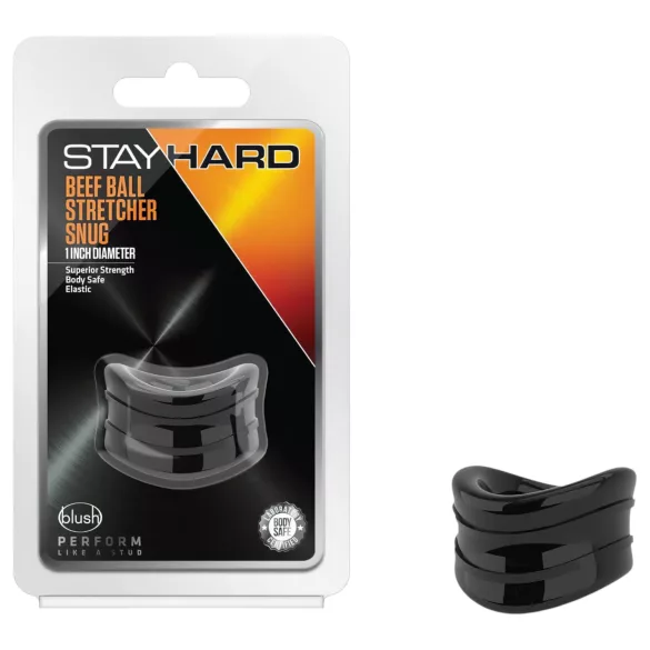 Stay Hard Beef - kivipussin venyttäjä - vahva - musta