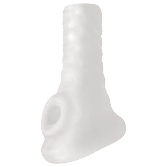 Perfect Fit breeder - avoin peniskotelo (10 cm) - valkoinen