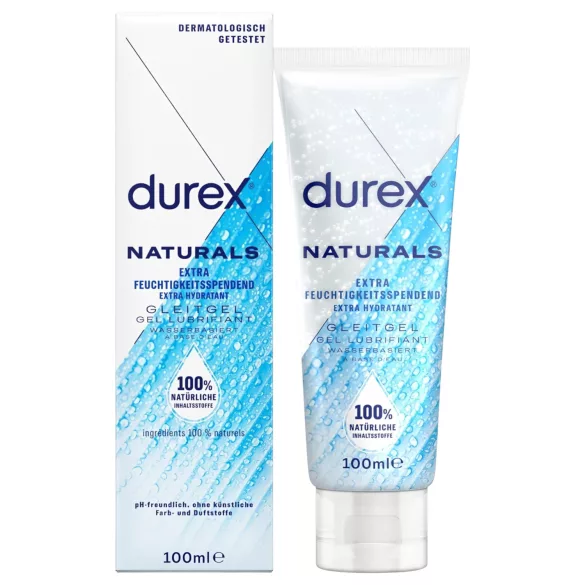 Durex Natural - vesipohjainen liukuvoide - kosteuttava - 100 ml