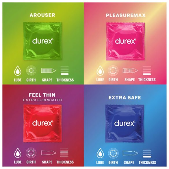 Durex Surprise Me - kondomipakkaus - 40 kpl