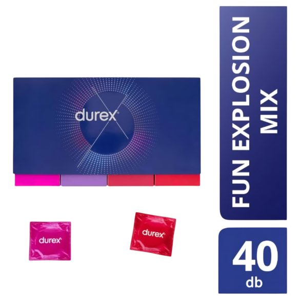 Durex Fun Explosion - kondomipakkaus 40 kpl