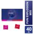 Durex Hauska Riemupaketti - huomaamaton kondomisetti (40 kpl)
