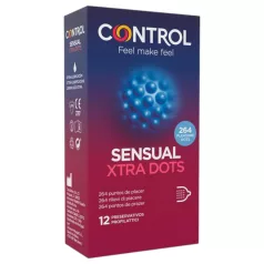 Control - kondomi - extra nystyrät - 12 kpl