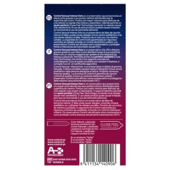 Control - kondomi nystyillä - 12 kpl