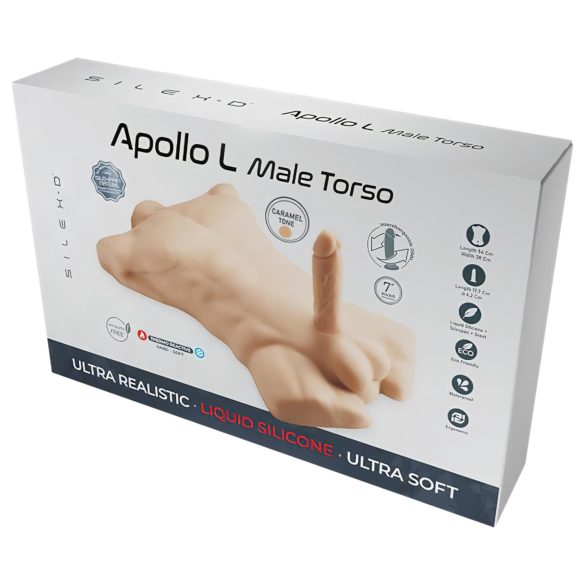 Silexd Apollo - miesten torso - tumma luonnollinen väri