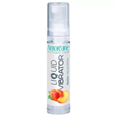   Amoréane - nestemäinen vibraattorikiihottava liukuvoide, persikka (10 ml)