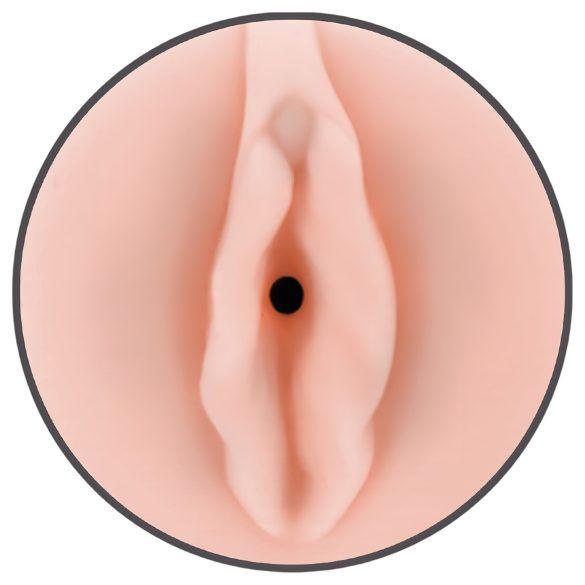 JamyJob - realistinen keinovagina koteloitu - musta/nude