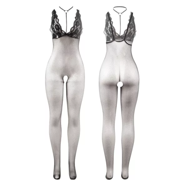Subblime 951993 - verkkobodysuit kaulakoristeella - musta - S-L