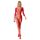 Subblime 952419 - strassikoristeltu catsuit - punainen - XS-M