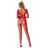 Subblime 952419 - strassikoristeltu catsuit - punainen - XS-M