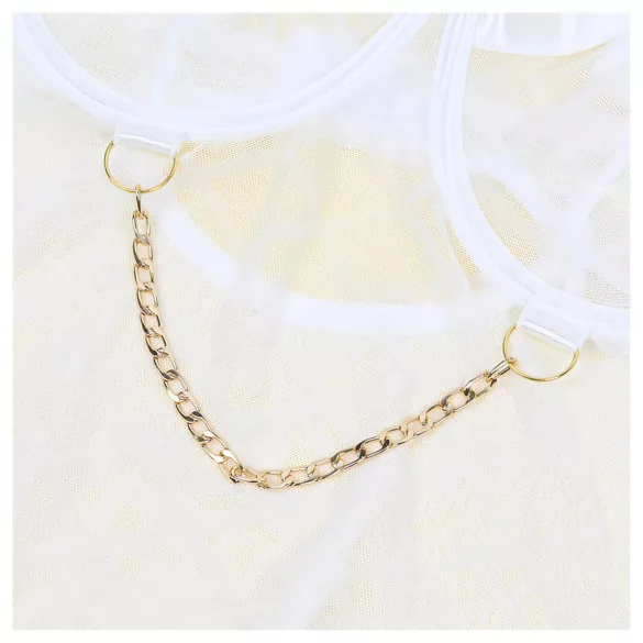 Subblime 954291 - chain body setti - läpikuultava valkoinen L-XL