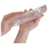Addicted Toys - penis sleeve ja kivesten rengas - 23 cm - läpinäkyvä