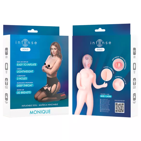 Intense Dolls Monique - puhalelmä nukke - puhallettava seksi guminen