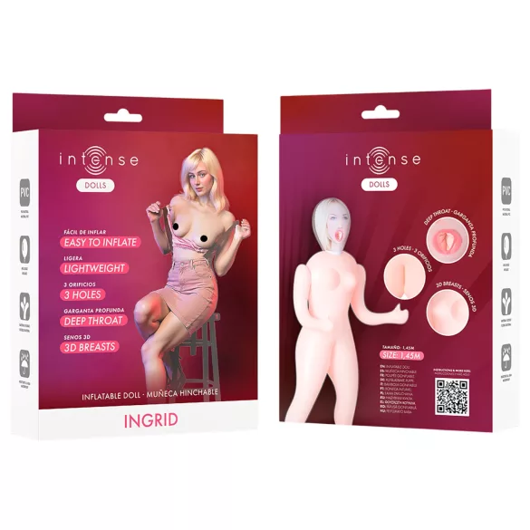 Intense Dolls Ingrid - puhaleluja seksinukke - puhallettava lateksi